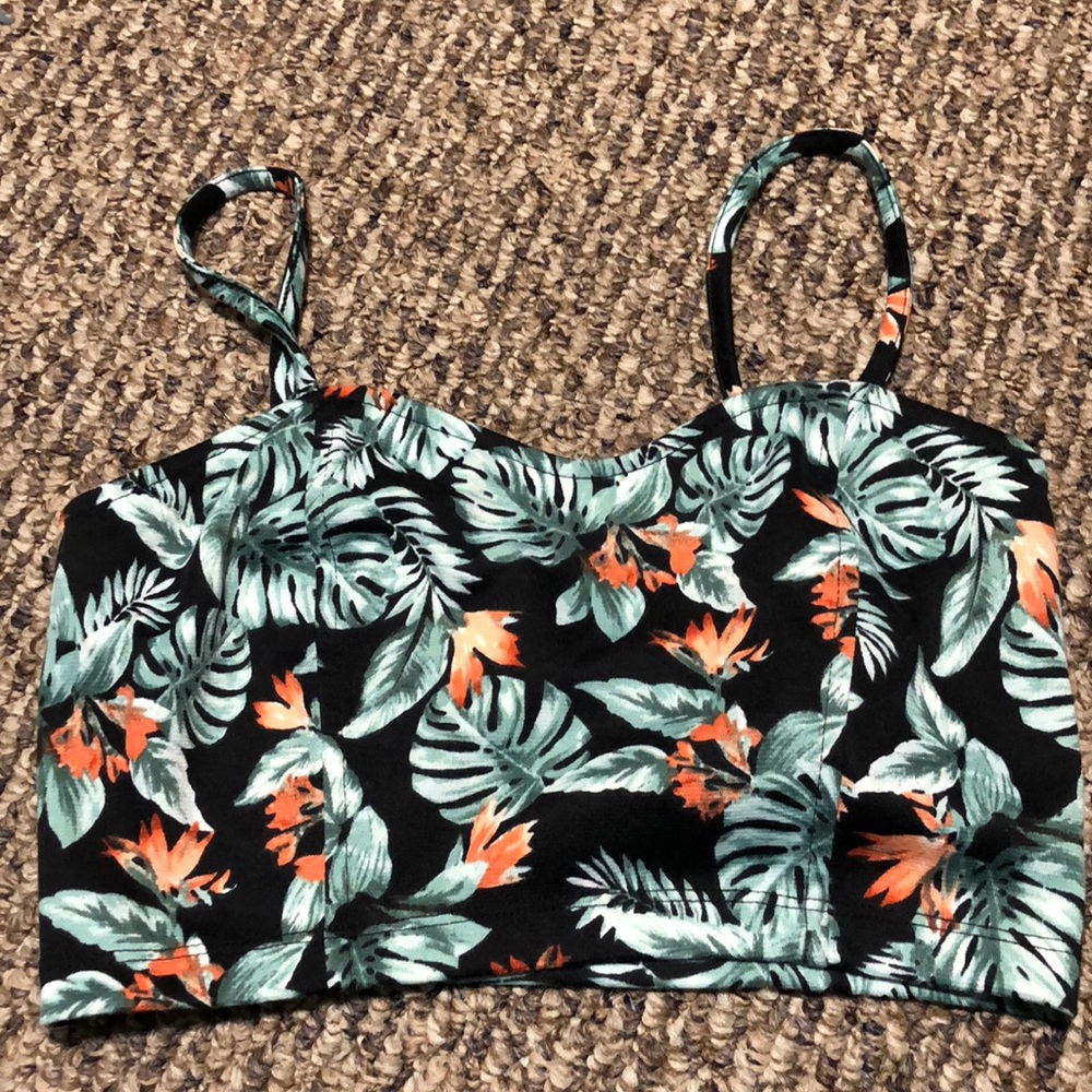 Tropical crop top
